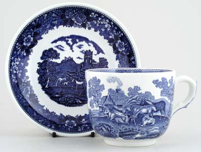 Cup and Saucer jumbo c1960s